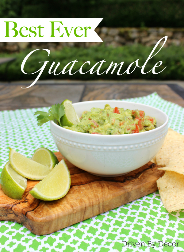 Best Ever Guacamole Recipe Driven by Decor