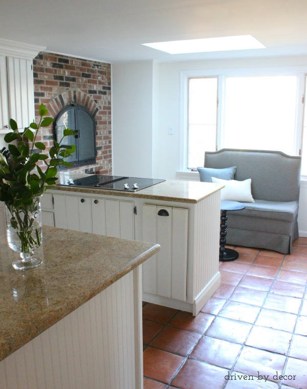 Hanging in the kitchen (& some great pillows) driven by decor