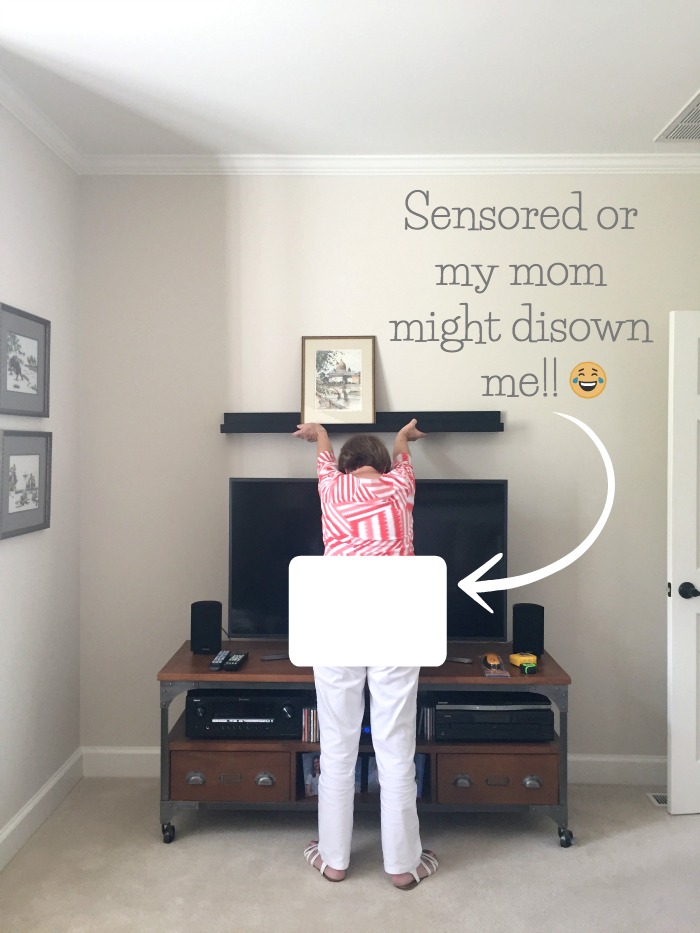 How to Decorate Above the TV: A Simple Solution | Driven ...