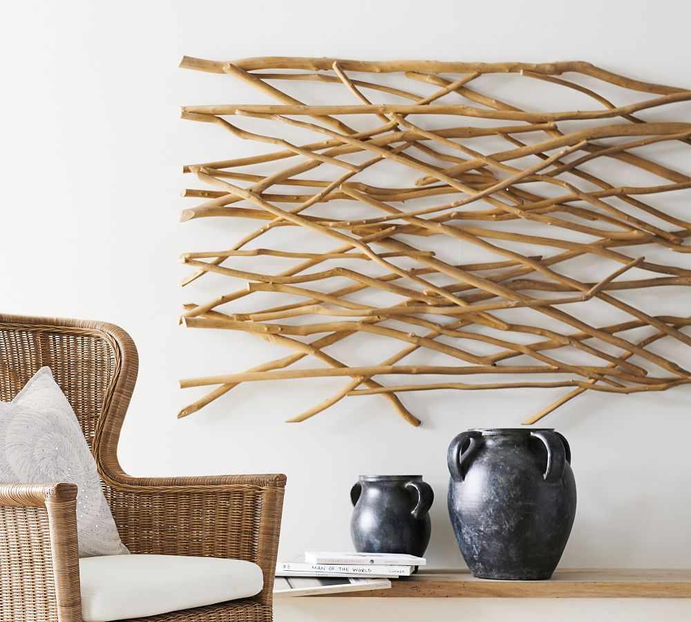 Decorating with driftwood wall art