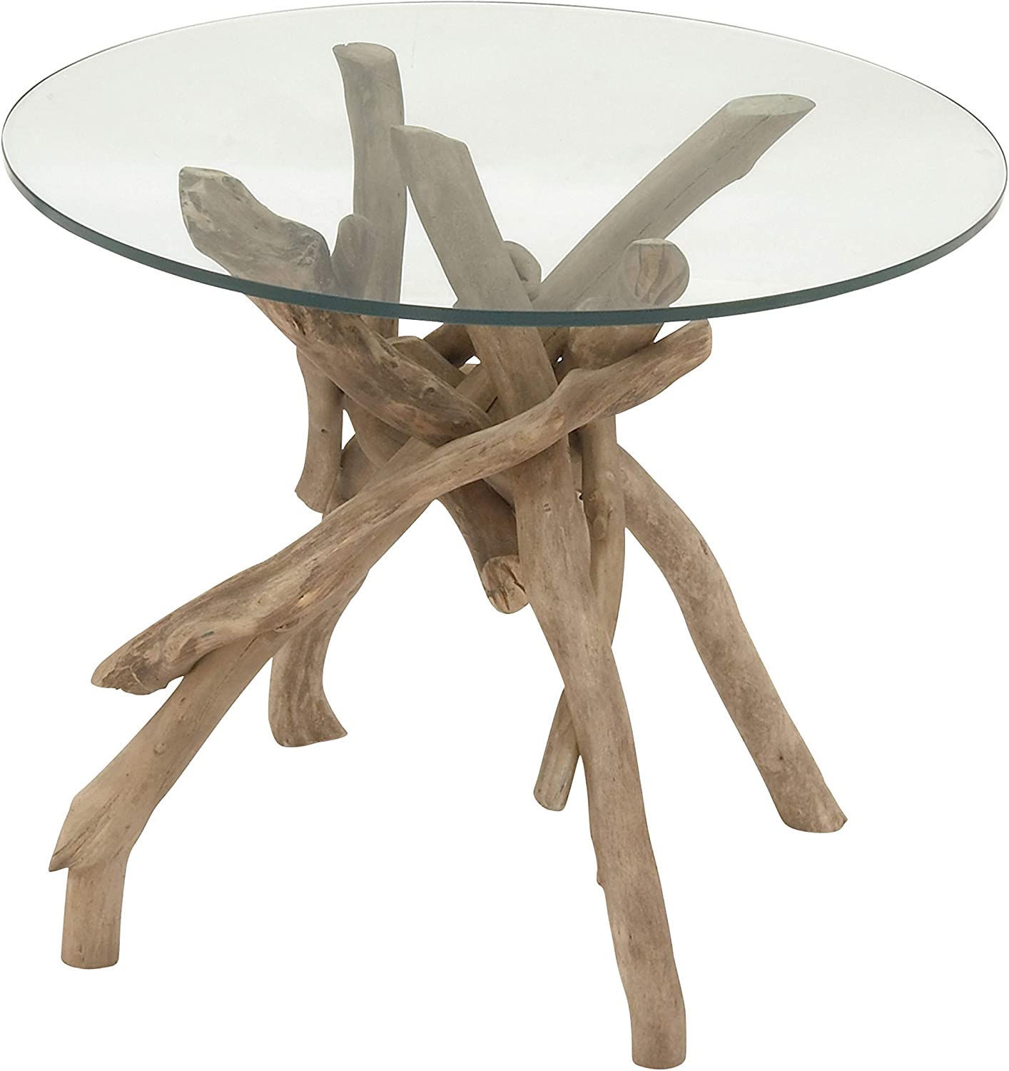 Driftwood end table