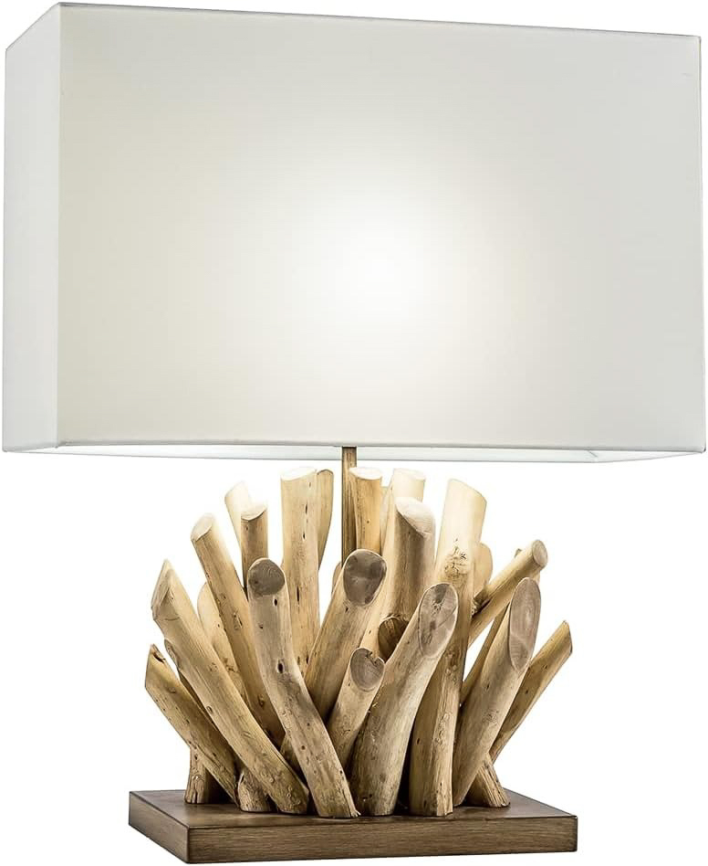 Driftwood table lamp