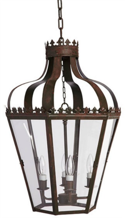 Gorgeous, high-end looking hanging lantern pendant