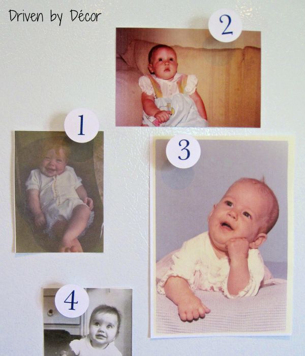 Name that Baby game - so fun for a baby shower!