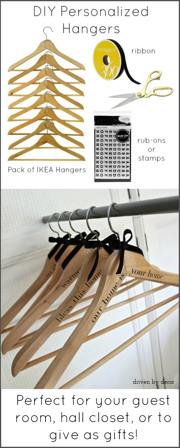 Personalized Wooden Hangers – Make All Things Memorable