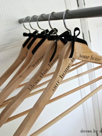 Easy to Make Personalized Hangers