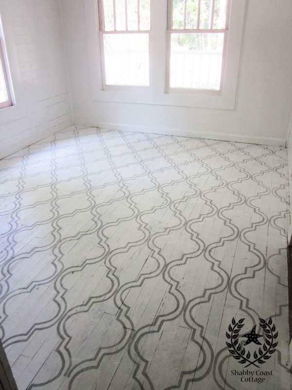Painting laminate floors with chalk paint
