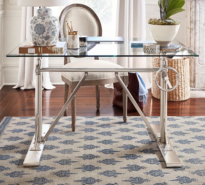 The Perfect Glass Top Desk For Our Home Office Driven By Decor