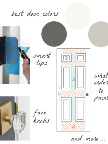 How to Paint a Door: My How-To for Painting Interior Doors!