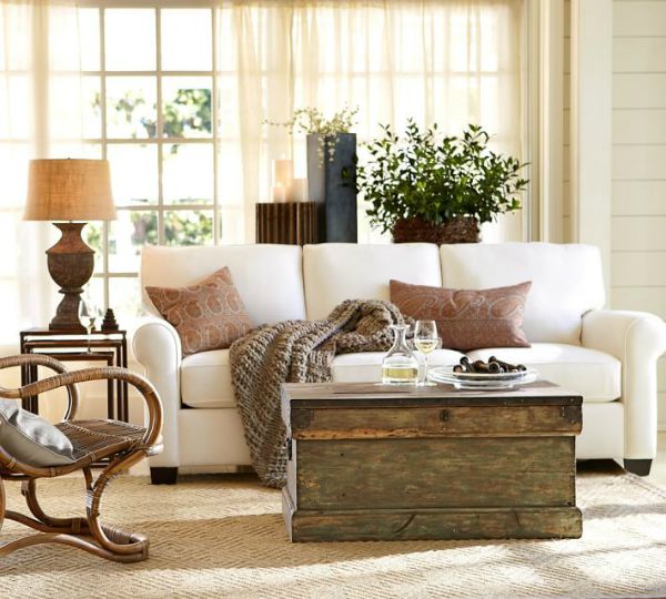 Pottery Barn's Buchanan Roll Arm Upholstered Sofa