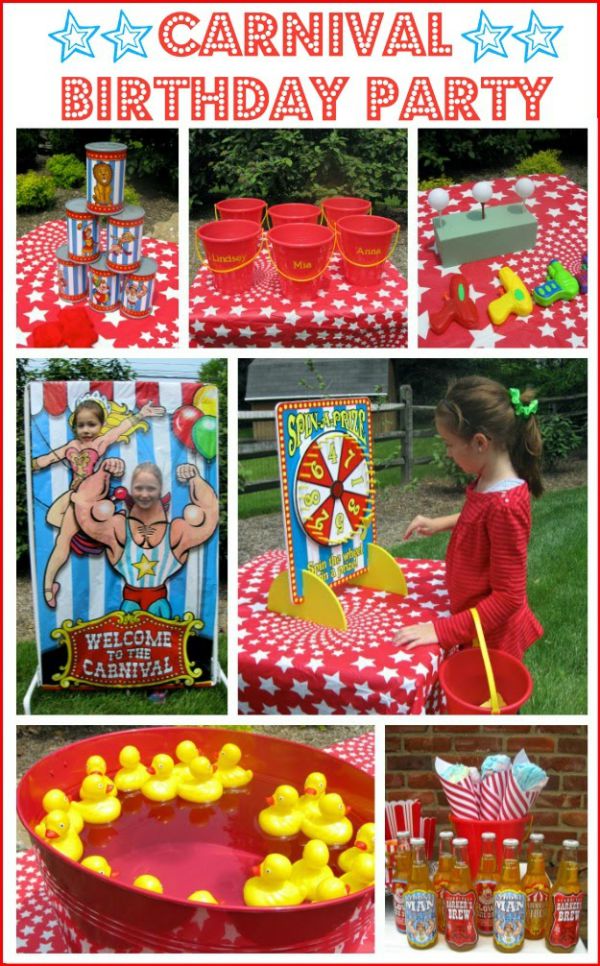A Carnival Circus Themed Birthday Party Driven by Decor A Carnival Circus Themed Birthday Party Driven by Decor