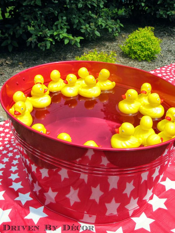 Carnival circus games - Duck pond matching game