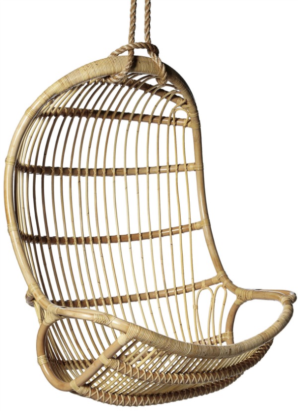 LOVE this hanging rattan chair - lots of great options in this post!