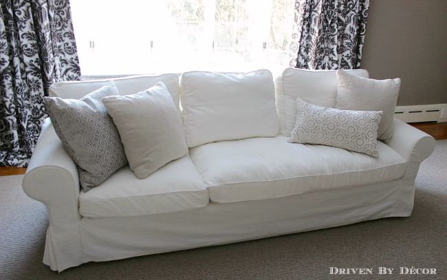 Chaise cushion on ektorp sofa