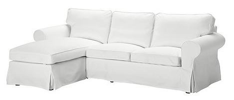 EKTORP loveseat and chaise lounge