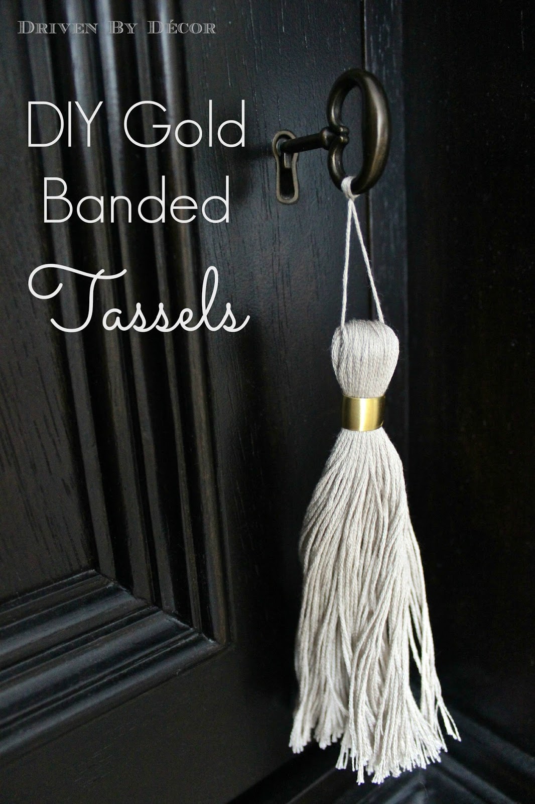 How to Make a Tassel: A Simple DIY! - Driven by Decor