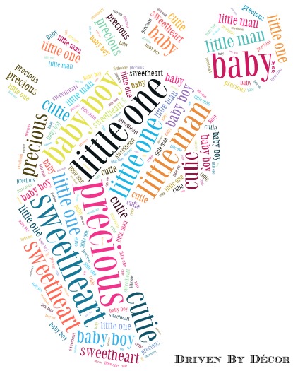 SO fun to create word cloud art in different shapes using Tagxedo with the steps shown in this post!