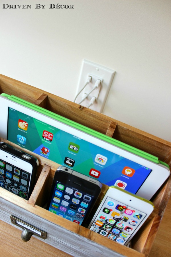 Diy Family Charging Station Driven By Decor