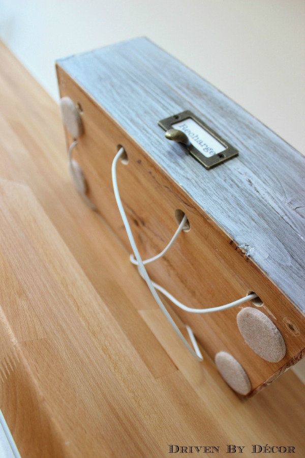 DIY Family Charging Station | Driven by Decor