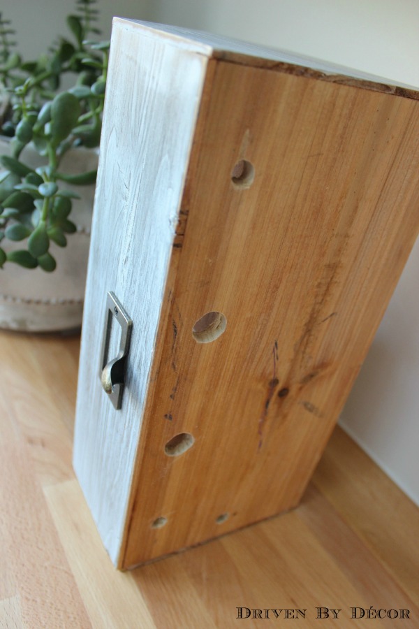 Driven by Decor - Holes drilled in bottom of family charging iPhone station