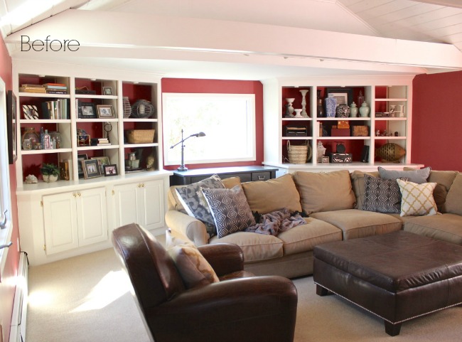 Family Room Overview Before Pic