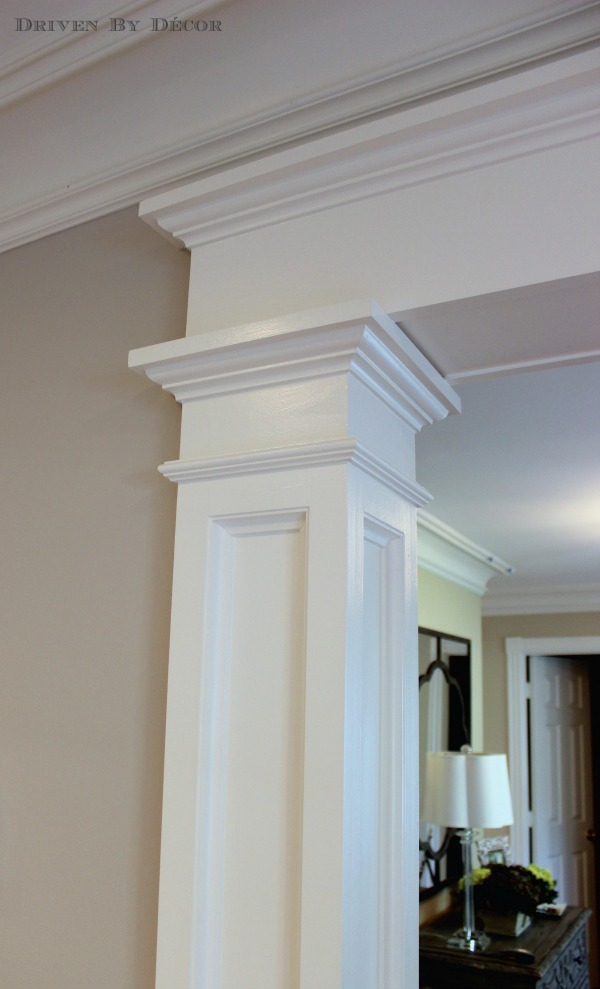 Love the details of this doorway molding