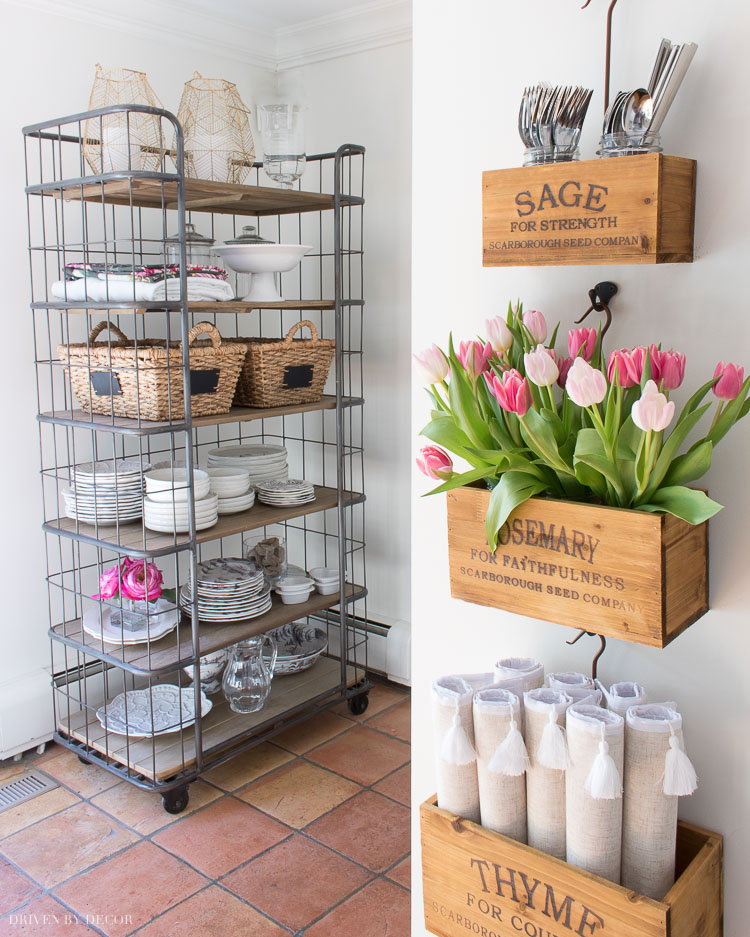 Herb Drying Rack Kitchen Herb Hanger Farmhouse Kitchen 