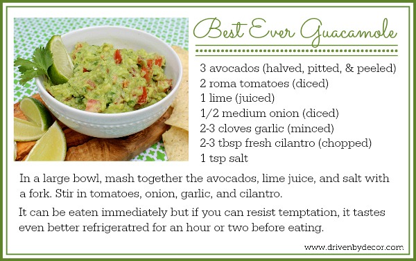 Recipe to make the most delicious guacamole - so simple and tastes so deliciously fresh!