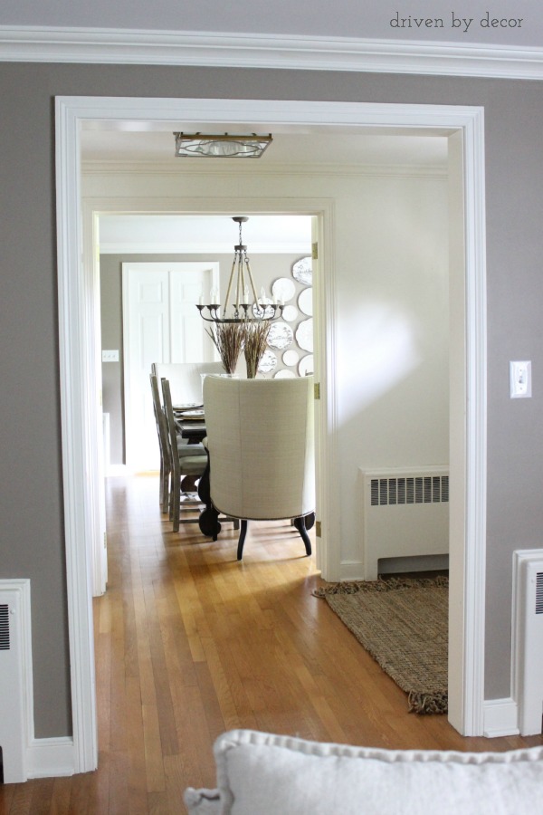 Driven by Decor - New Jute Rug with View into Dining Room