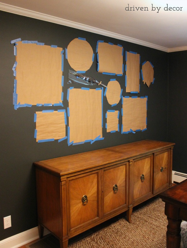 Great post with simple tips on how to create your own gallery wall!!