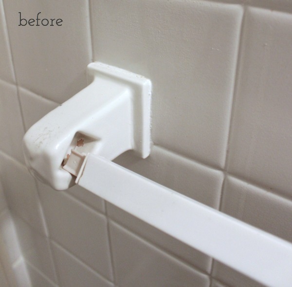 Installing Towel Bar Grout Mount Type Diy Youtube