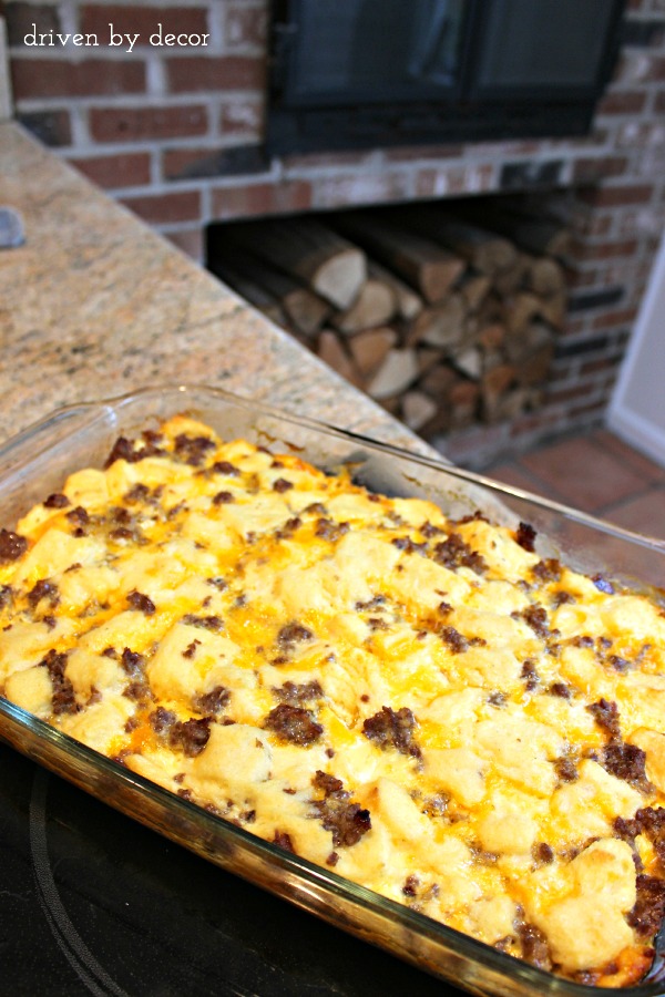 Driven by Decor - Easy breakfast casserole