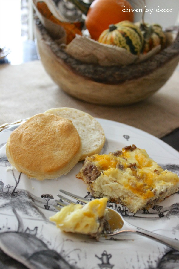 Driven by Decor - Quick and easy breakfast casserole