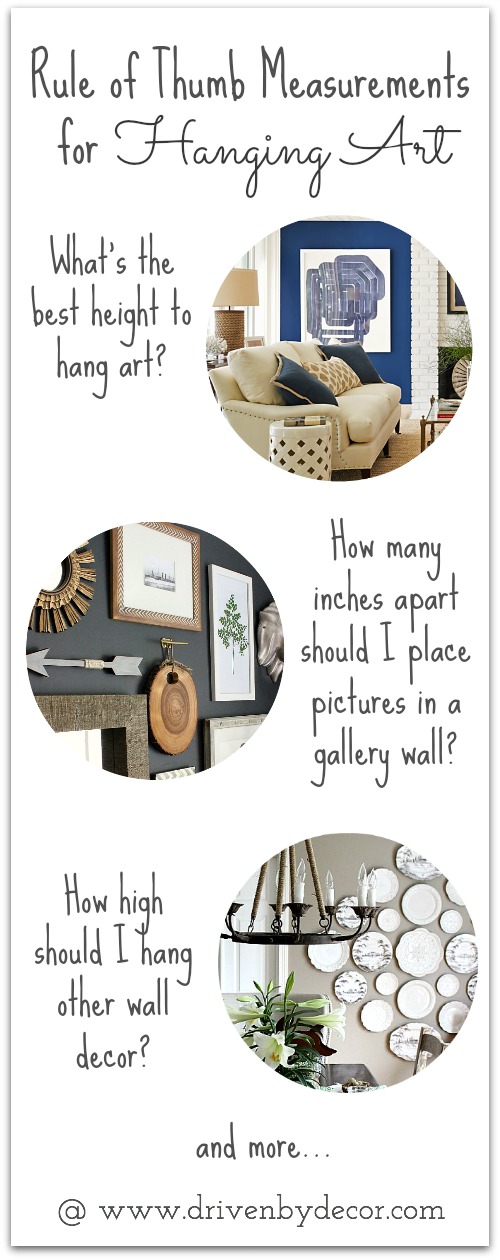 rules of thumb decorating