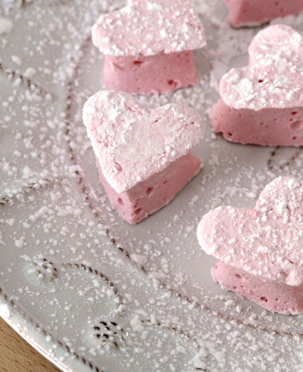Homemade Marshmallow Valentine Hearts Driven by Decor