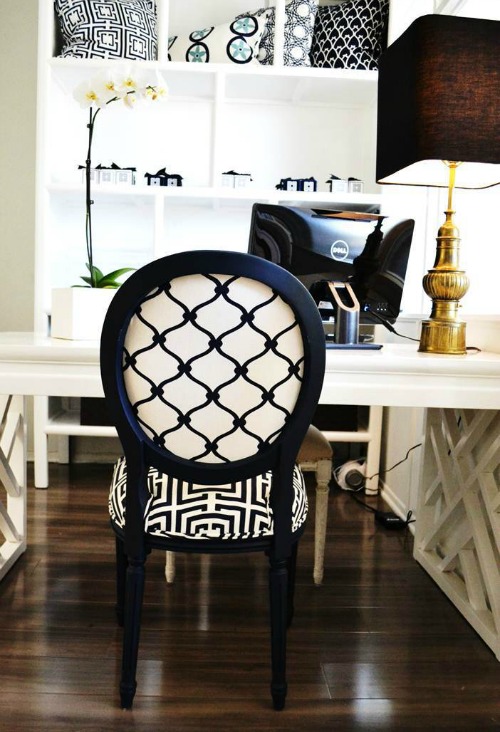 1 Chair + 2 Fabric Patterns = 1 Fabulous Look