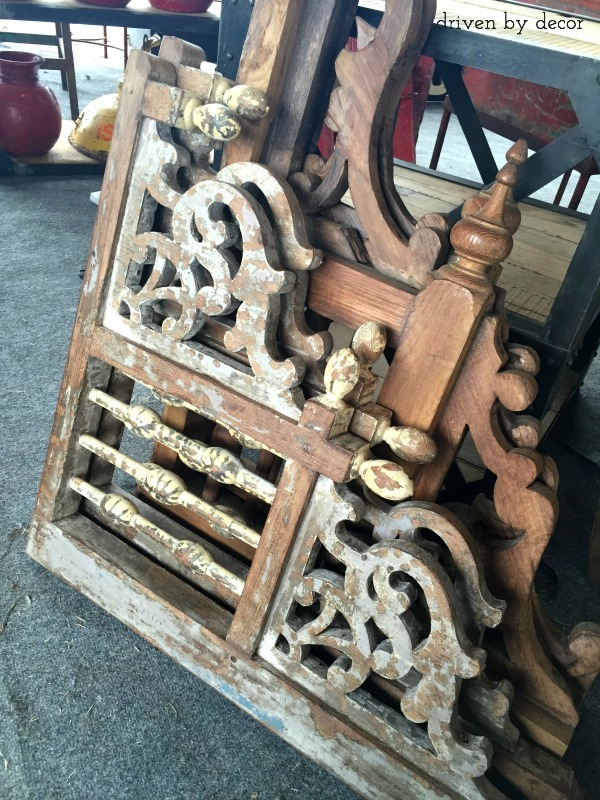 Reclaimed architectural pieces