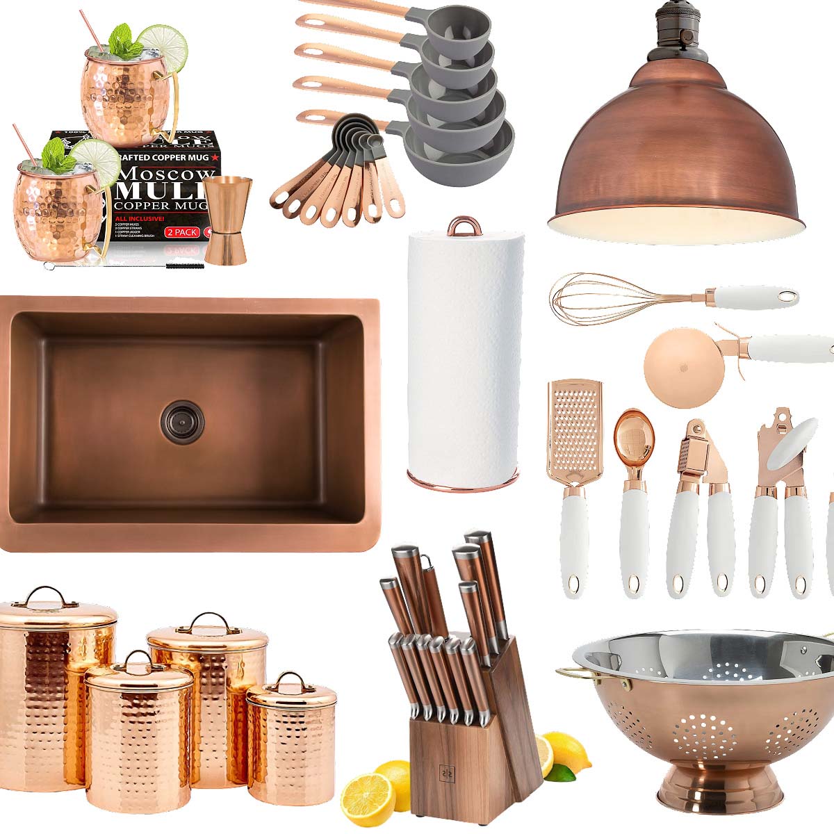 Copper Kitchen Accents Driven by Decor