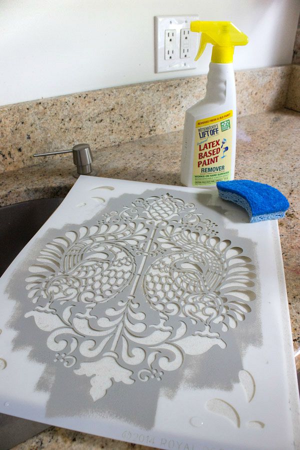 Stenciling How To Tips Tricks Pics Driven By Decor How To Clean A Stencil