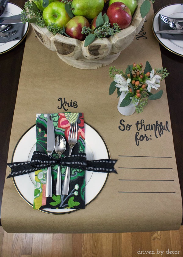 Create a Beautiful Thanksgiving Table Without Going Any Further Than