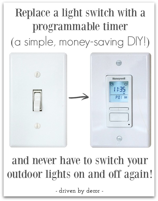 The Best Outdoor Light Timer: My Favorite New Gadget! | Driven by Decor