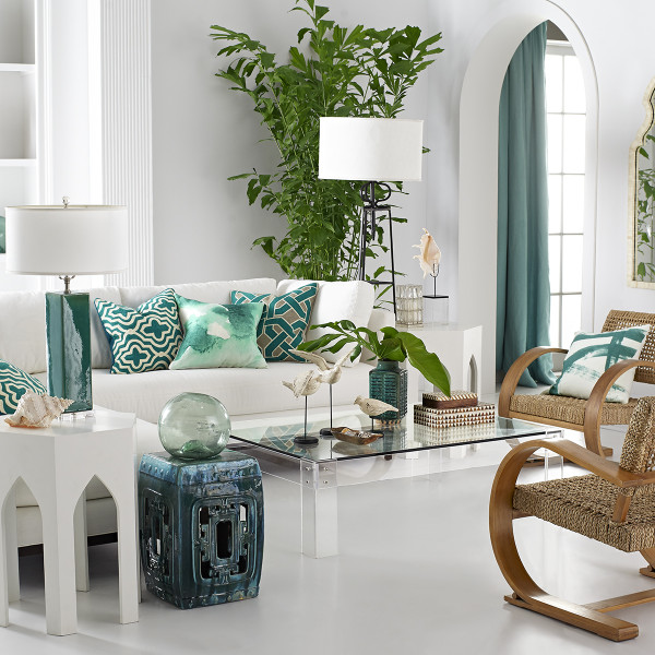 Acrylic Lucite Furniture My Favorite Finds Driven By Decor Acrylic Coffee Table Love How It Opens Up A Room