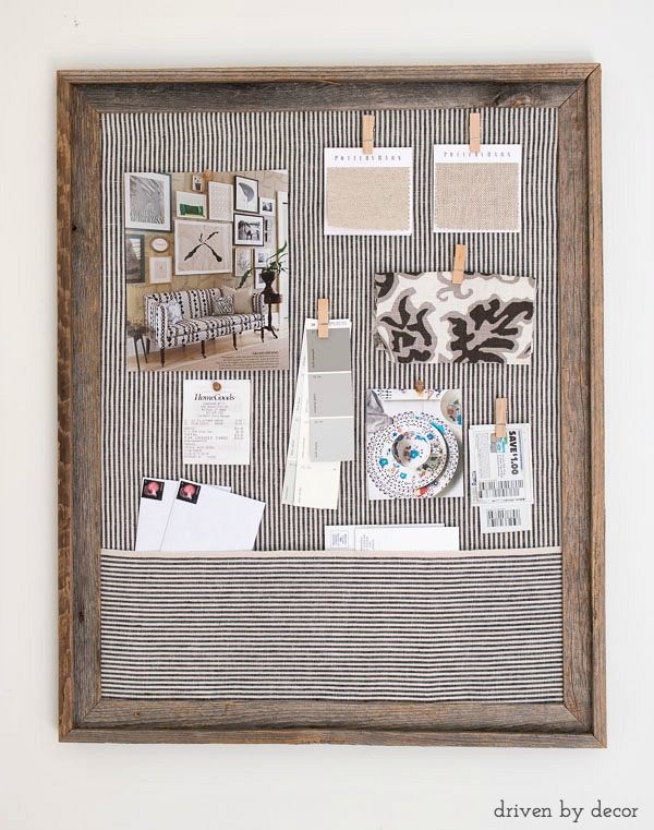 Diy Framed Cork Board Driven By Decor