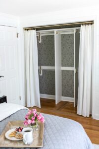 Curtains Instead of Closet Doors: Our Simple Makeover! - Driven by Decor
