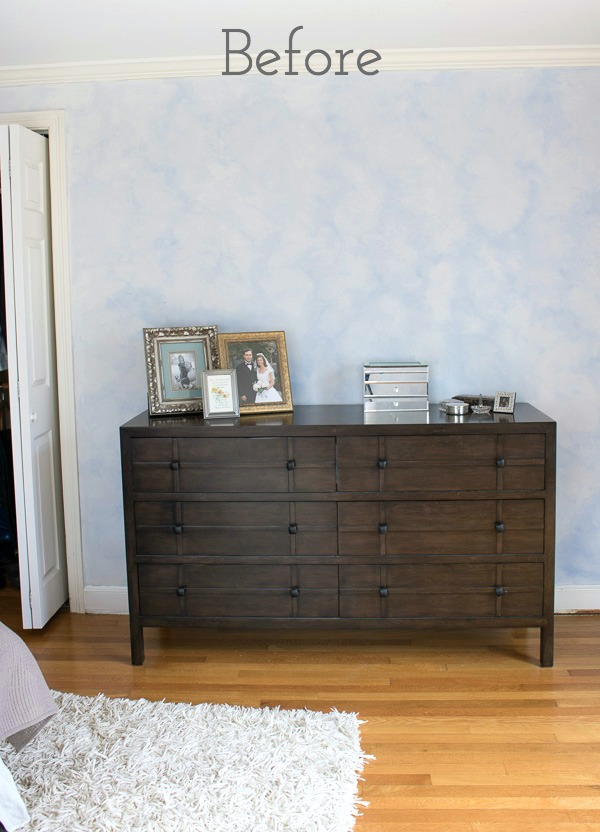 Master bedroom dresser before makeover