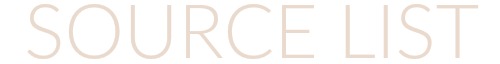 Driven by Decor Source List