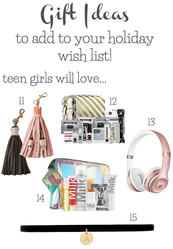 Christmas gift ideas for teen girls