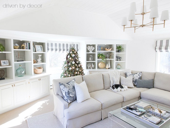 And The Christmas Decorating Begins Our Family Room Tree