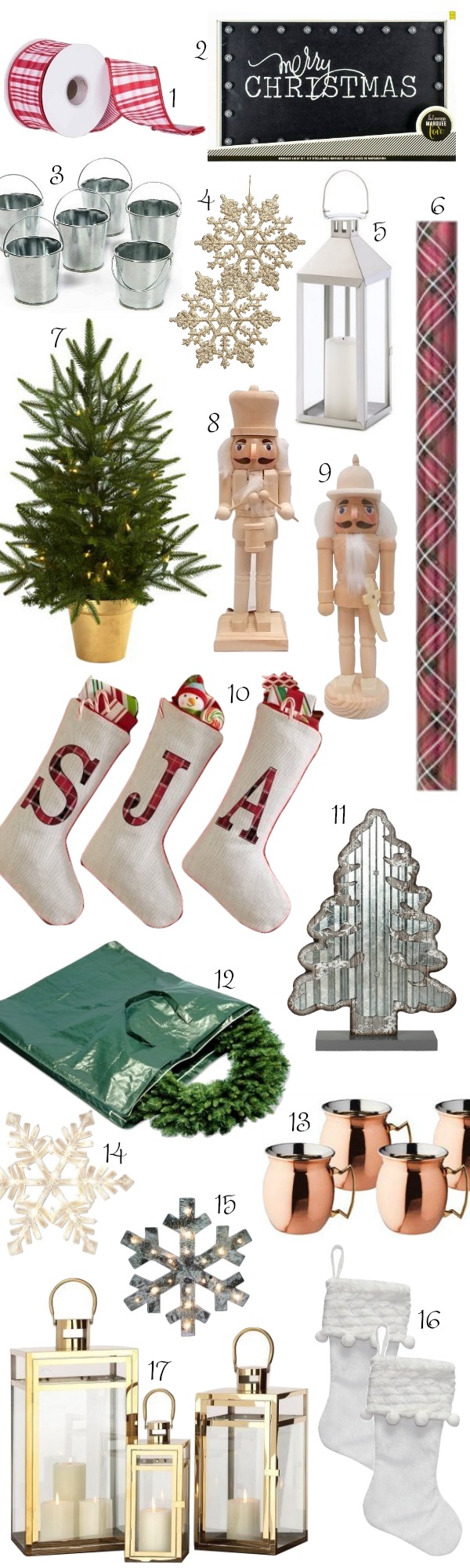 Favorite Christmas decorations from Walmart!