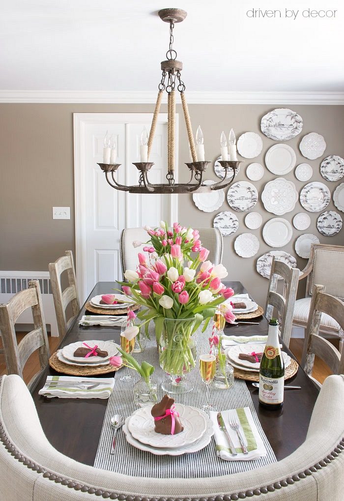 Setting A Simple Easter Table With Decorations You Can Snag At